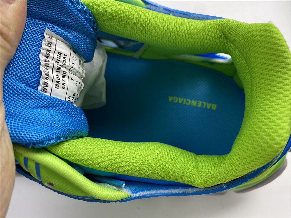 BLG Track Trainers Green Blue